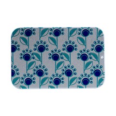 Blue Daisy Minimalist Leaves   Open Lid Metal Box (silver)   by ConteMonfrey