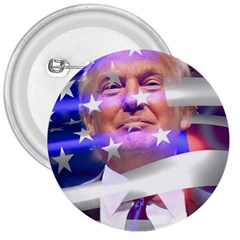 Donald Trump Flag 3  Buttons by vintagetrump