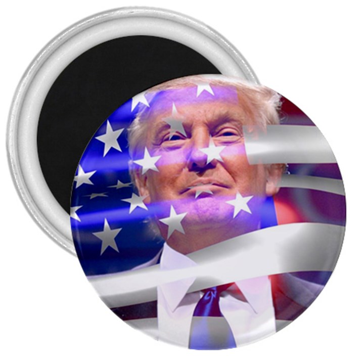 Donald Trump Flag 3  Magnets