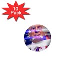 Donald Trump Flag 1  Mini Buttons (10 pack)  Front