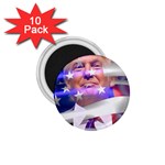 Donald Trump Flag 1.75  Magnets (10 pack)  Front