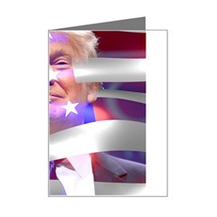 Donald Trump Flag Mini Greeting Card by vintagetrump