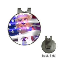 Donald Trump Flag Hat Clips With Golf Markers by vintagetrump