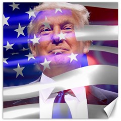 Donald Trump Flag Canvas 20  X 20  by vintagetrump