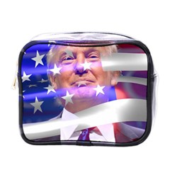 Donald Trump Flag Mini Toiletries Bag (one Side) by vintagetrump