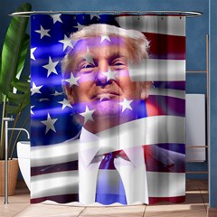 Donald Trump Flag Shower Curtain 60  X 72  (medium)  by vintagetrump