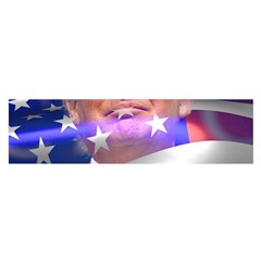 Donald Trump Flag Oblong Satin Scarf (16  X 60 ) by vintagetrump