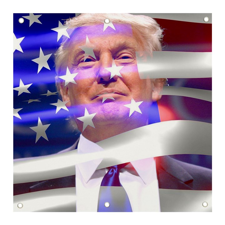 Donald Trump Flag Banner and Sign 3  x 3 