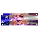 Donald Trump Flag Banner and Sign 6  x 2  Front