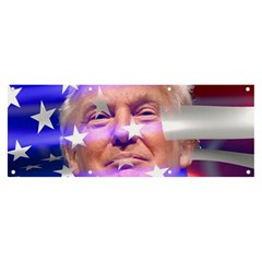 Donald Trump Flag Banner And Sign 8  X 3  by vintagetrump