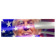 Donald Trump Flag Banner And Sign 12  X 4  by vintagetrump