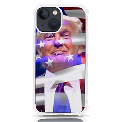 Donald Trump Flag Iphone 13 Mini Tpu Uv Print Case by vintagetrump