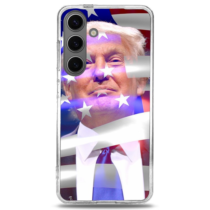 Donald Trump Flag Samsung Galaxy S24 6.2 Inch TPU UV Case