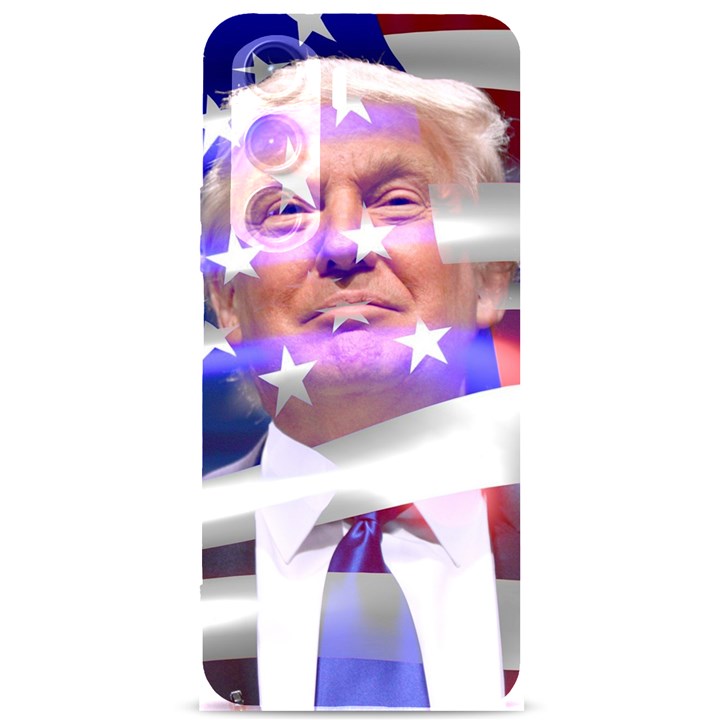 Donald Trump Flag Samsung Galaxy S24 Plus 6.7 Inch Black TPU UV Case