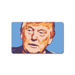 Orange Donald Trump Magnet (Name Card) Front