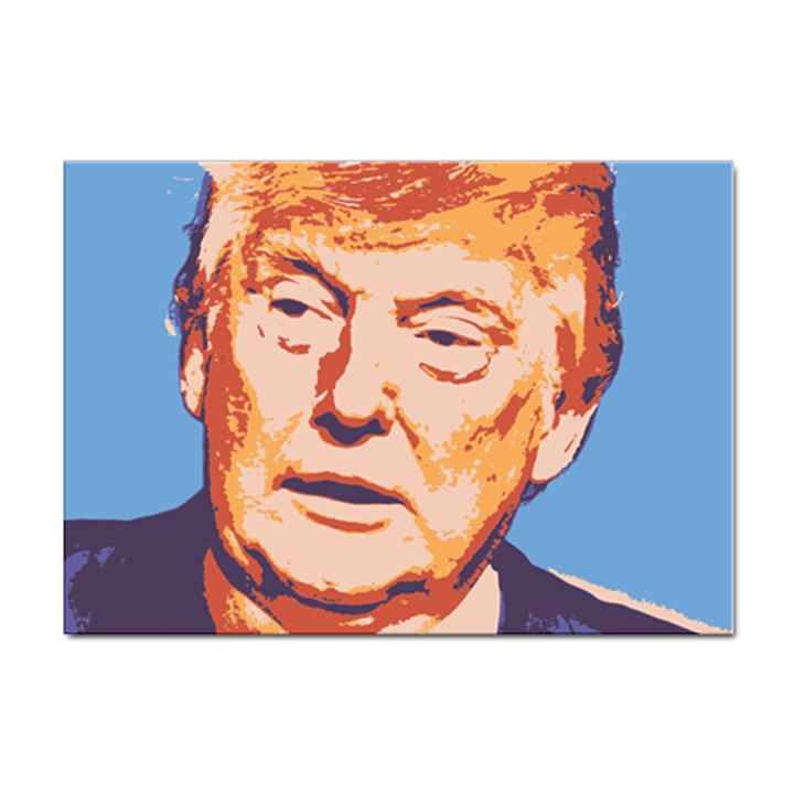 Orange Donald Trump Sticker A4 (10 pack)