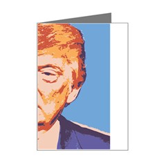 Orange Donald Trump Mini Greeting Card by vintagetrump