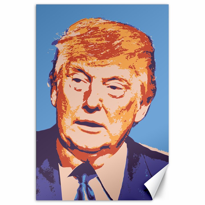 Orange Donald Trump Canvas 20  x 30 