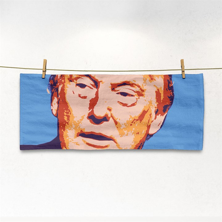 Orange Donald Trump Hand Towel