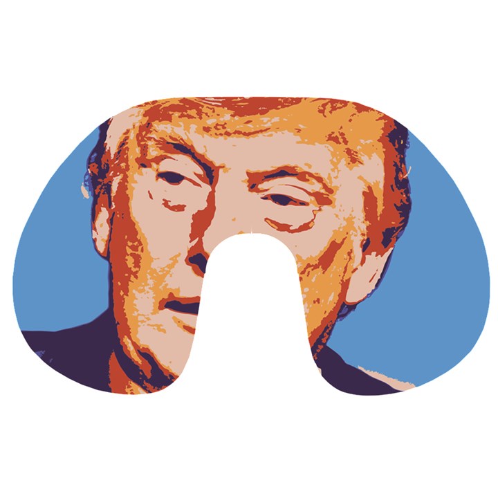 Orange Donald Trump Travel Neck Pillow