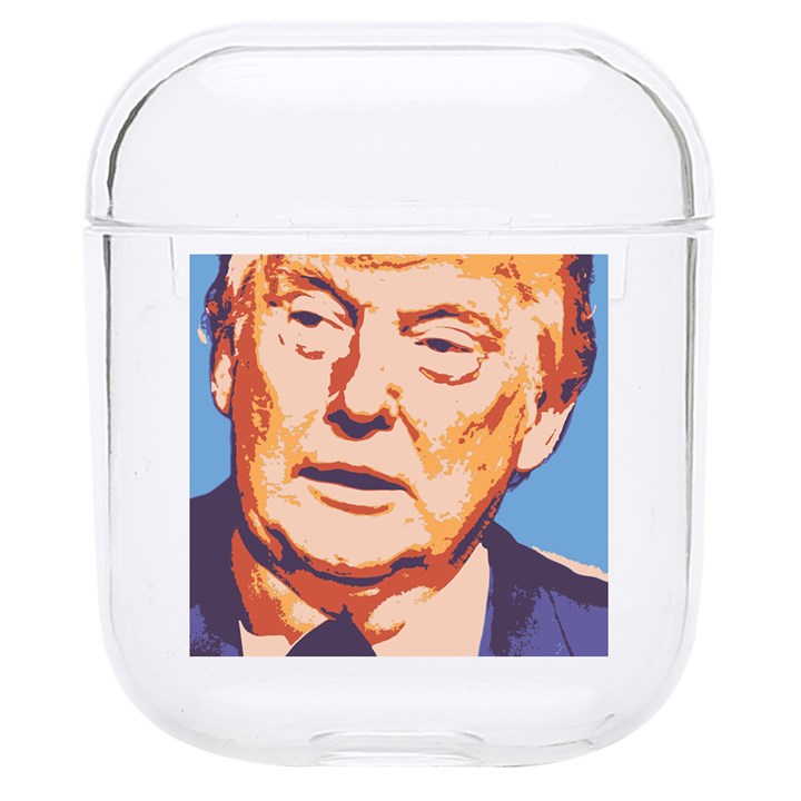 Orange Donald Trump Hard PC AirPods 1/2 Case