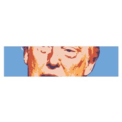 Orange Donald Trump Oblong Satin Scarf (16  X 60 ) by vintagetrump