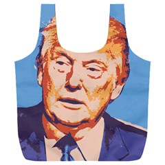 Orange Donald Trump Full Print Recycle Bag (xxl) by vintagetrump