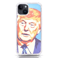 Orange Donald Trump Iphone 14 Tpu Uv Print Case by vintagetrump