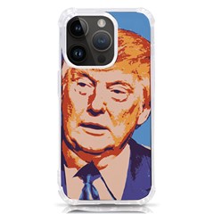 Orange Donald Trump Iphone 14 Pro Tpu Uv Print Case by vintagetrump