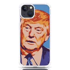 Orange Donald Trump Iphone 13 Tpu Uv Print Case by vintagetrump