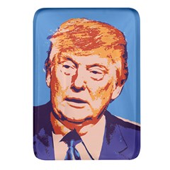 Orange Donald Trump Rectangular Glass Fridge Magnet (4 Pack) by vintagetrump