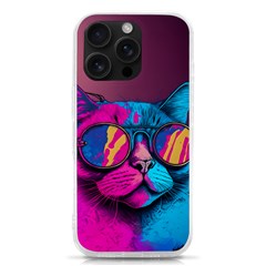 Cute Pop Art Cat Iphone 16 Pro Tpu Uv Print Case by Givinglala