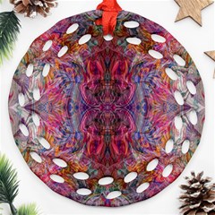 Blend Ornament (round Filigree) by kaleidomarblingart