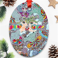 Supersonicangeldream Oval Ornament (two Sides) by chellerayartisans