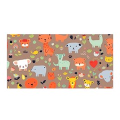 Pet Animal 05 Satin Wrap 35  X 70  by myclothy