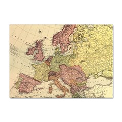 Retro Old Vintage Map Of Europe Sticker A4 (100 Pack) by Bedest