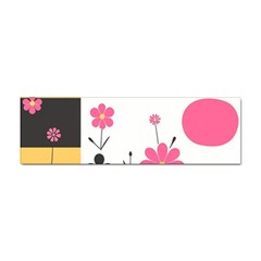  Minimalist Pattern With Simple Lines,flower And Shapes, Creating A Clean And Modern Sticker Bumper (10 Pack) by myclothy