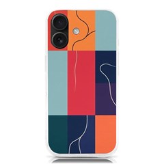  Minimalist Pattern With Simple Lines And Shapes, Creating A Clean And Modern Aesthe Iphone 16 Tpu Uv Print Case by myclothy