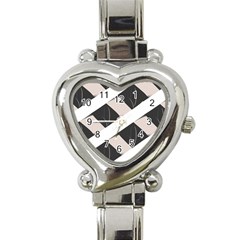 A Minimalist Pattern With Simple Lines And Shapes, Creating A Clean And Modern Aesthetic 07 Heart Italian Charm Watch by myclothy