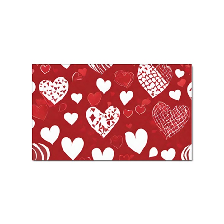 Valentine Sticker Rectangular (100 pack)