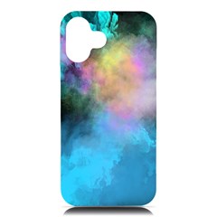 Smokescreen Iphone 16 Plus Black Uv Print Pc Hardshell Case by pollyparadiseartshop