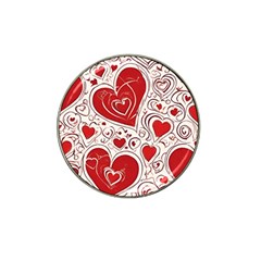 Be My Valentine Hat Clip Ball Marker by pollyparadiseartshop