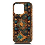 Tribal Chic iPhone 16 Pro Max Black UV Print PC Hardshell Case Front