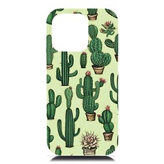 Cactus  Iphone 16 Pro Max Black Uv Print Pc Hardshell Case by pollyparadiseartshop