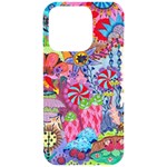 Cabbage Flower Abstract (1) (custom) iPhone 15 Pro Black UV Print PC Hardshell Case Front