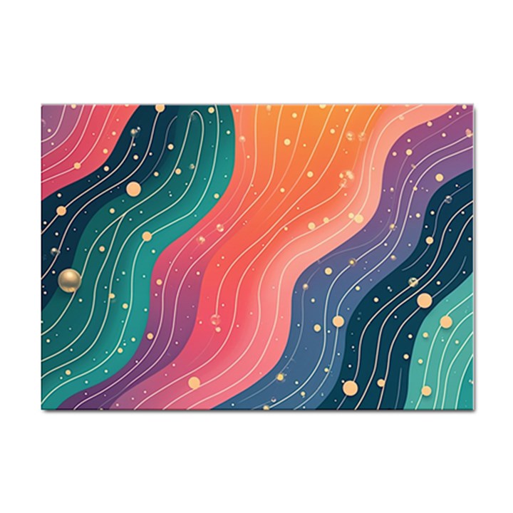 Art Abstract Pattern Sticker A4 (100 pack)