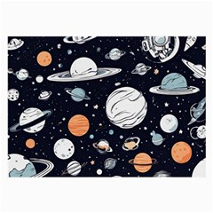 Space Galaxy Universe Stars Sky Large Glasses Cloth by Paksenen