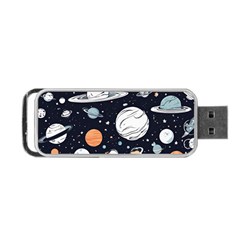 Space Galaxy Universe Stars Sky Portable Usb Flash (two Sides) by Paksenen