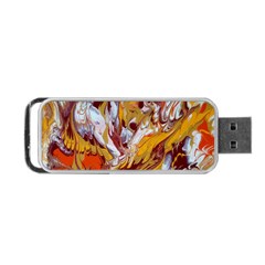 Phoenix Portable Usb Flash (two Sides) by kaleidomarblingart