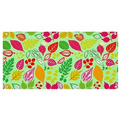 Flower Flora Floral Nature Pattern Seamless Banner And Sign 8  X 4  by Bedest